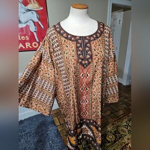 Sante Classics Boho Kaftan Tunic One Size